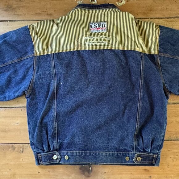 Vintage 1980's "Get Used" By Elie Distressed Jacket RN:71554 Sz. Large - Picture 5 of 9
